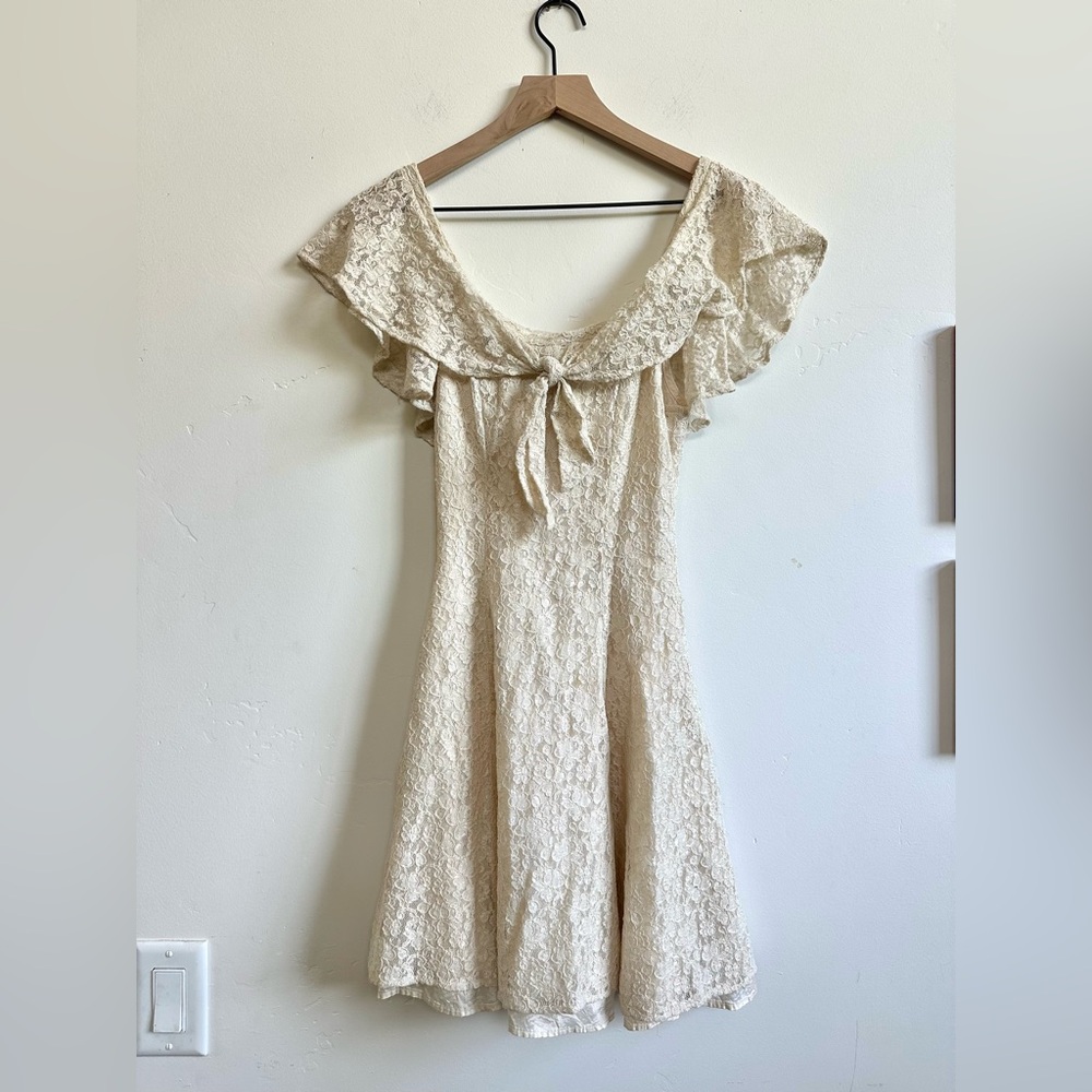 Cream Vintage Marni West Dress - S